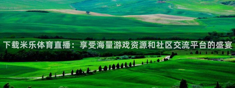 下载米乐体育直播：享受海量游戏资源和社区交流平台的盛宴